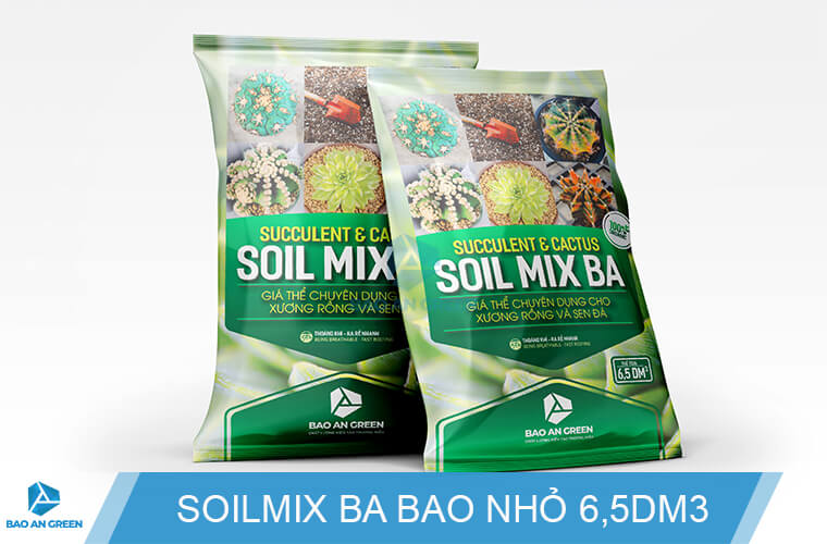 Ra mắt Giá thể Soil Mix BA bao nhỏ 6,5dm3