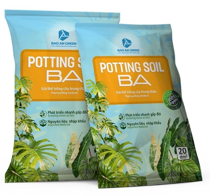 Giá thể kiểng lá Potting Soil BA trộn sẵn