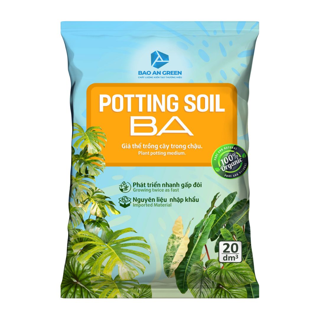 Giá thể kiểng lá Potting Soil BA trộn sẵn