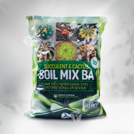 Giá thể Soil Mix BA (6.5 dm3) trộn sẵn tiện lợi trồng sen đá, xương rồng